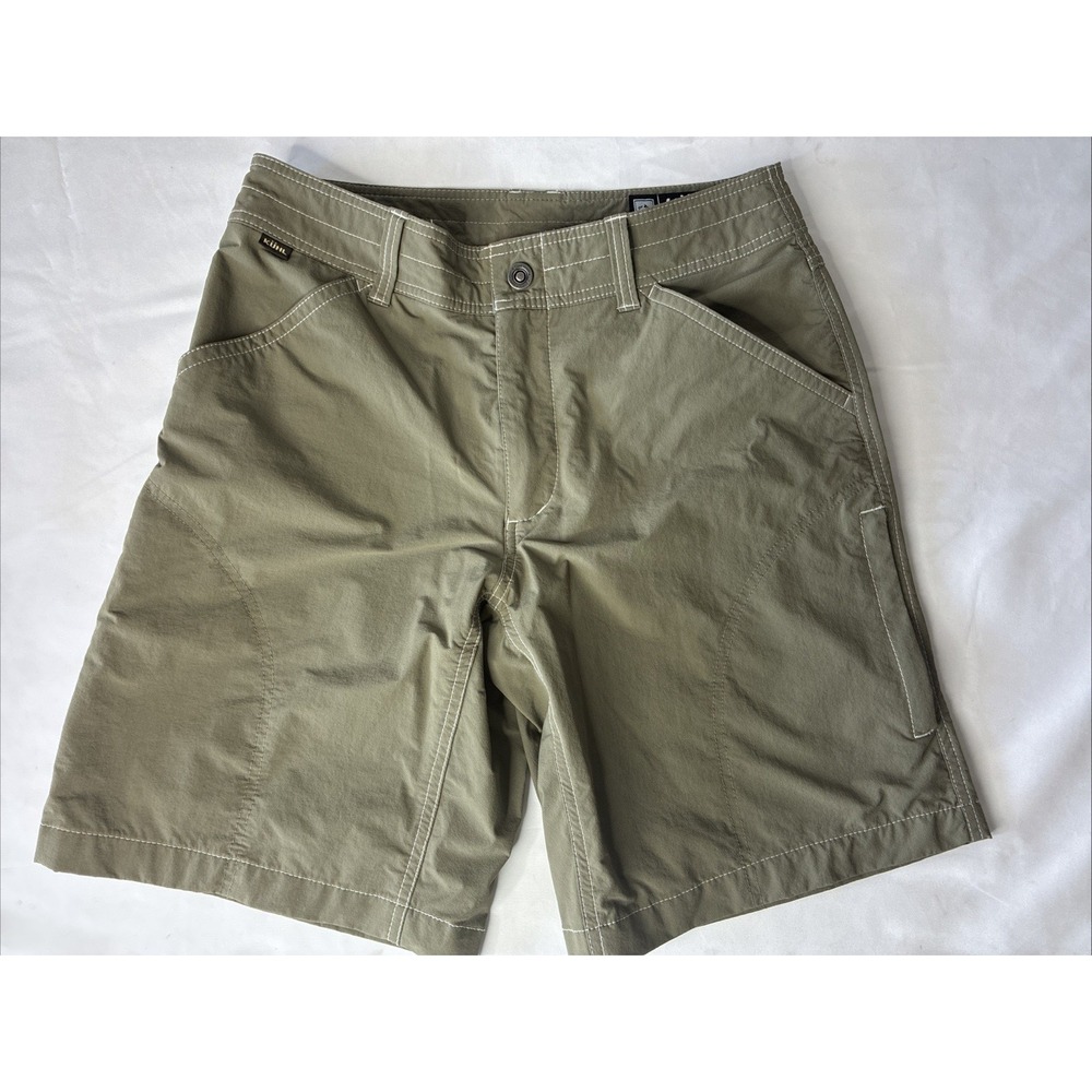 Kuhl Born In The Mountains Men's Brown Lightweight Hiking Shorts Size 33 FITS 30